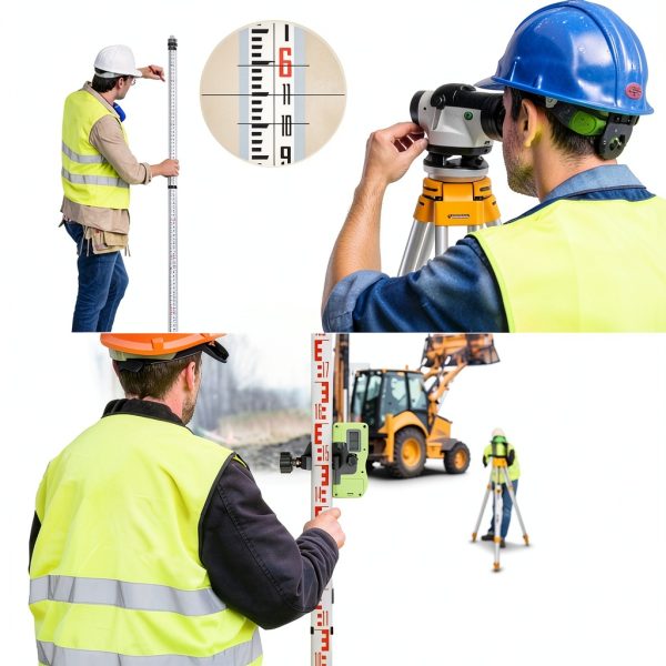 Huepar Telescopic Grade Rod Aluminum Laser Leveling Tool-6