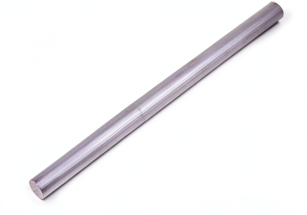 VERNUOS aluminum rod showing dimensions and surface finish