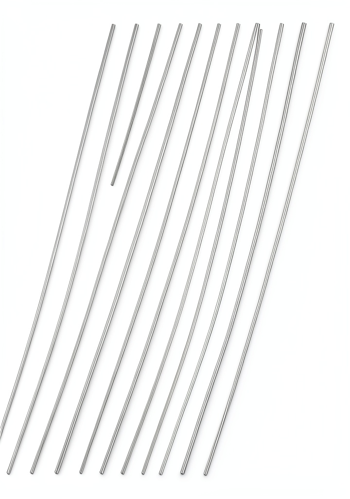 Installing VictorsHome Aluminum Rods High Strength Corrosion Resistant on a wooden desk