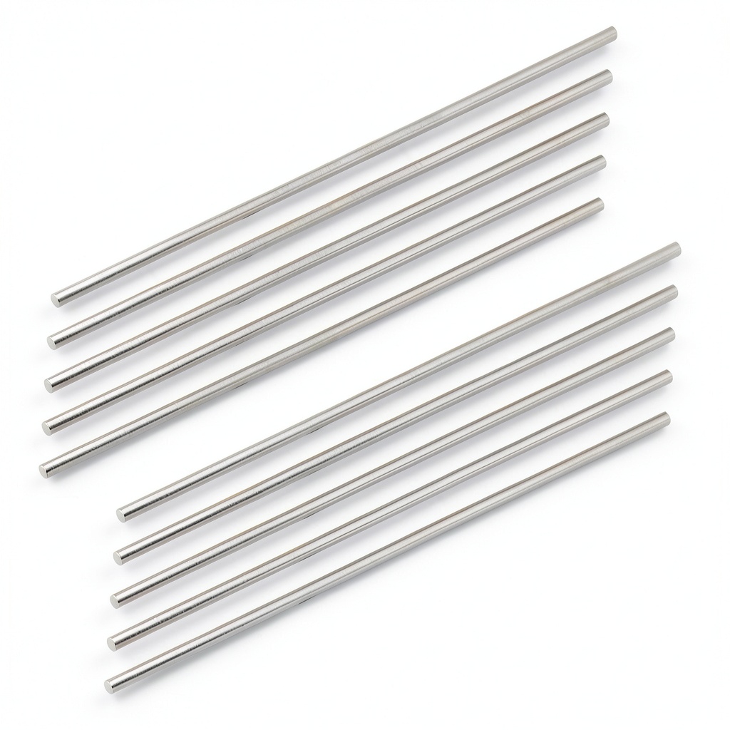 'Eowpower aluminum rod showing smooth surface and precise dimensions'