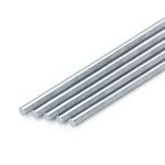 uxcell Aluminum Rods Alloy DIY Craft Industrial Parts Silver-0