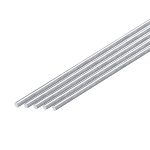 uxcell Aluminum Rod Industrial Grade Silver Cylindrical DIY-0