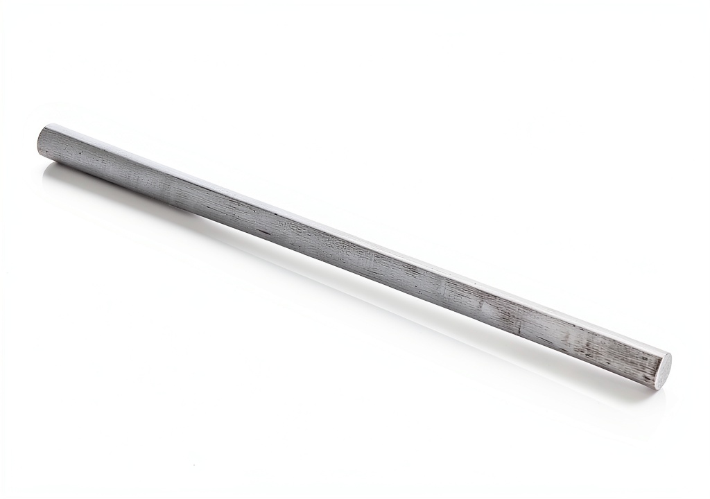 Remington 6061 aluminum rod displayed with measuring tools