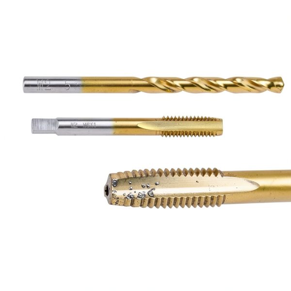 M6x1.0 Tap & 5.0mm Drill Bit Kit RURITKIT HSS Drill M2 Steel Tap-1