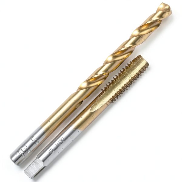 M6x1.0 Tap & 5.0mm Drill Bit Kit RURITKIT HSS Drill M2 Steel Tap-0